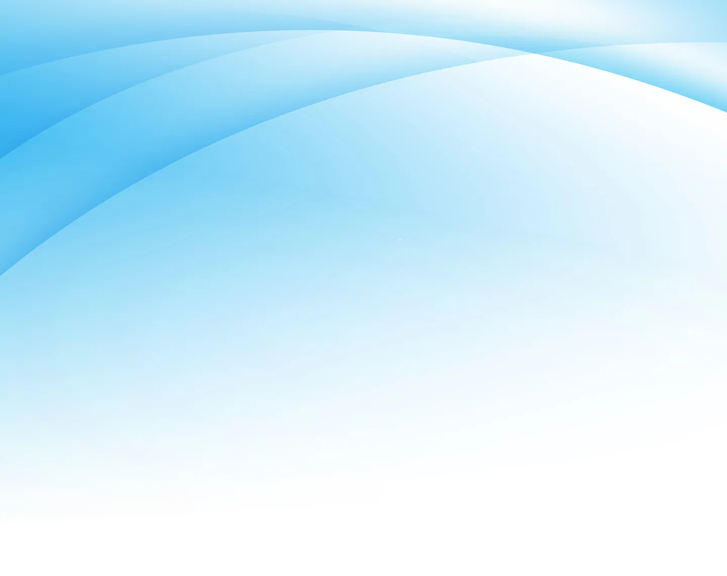 Abstract blue and white curved wave shapes blending upwards on a light background.