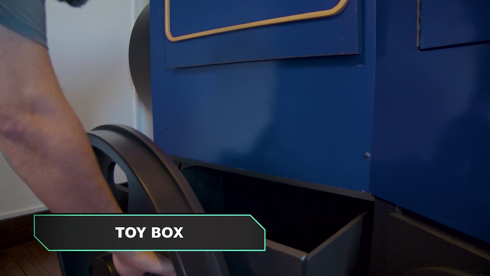 Concealed toy storage