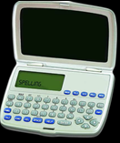 An image of an electronic spell-check device. 