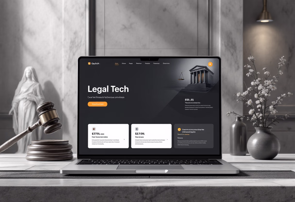 [interface] image of legal software interface showcasing features (for a legal tech)