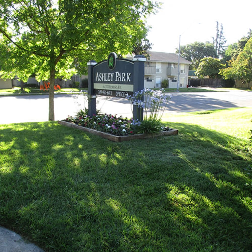 Exterior entrance sign
