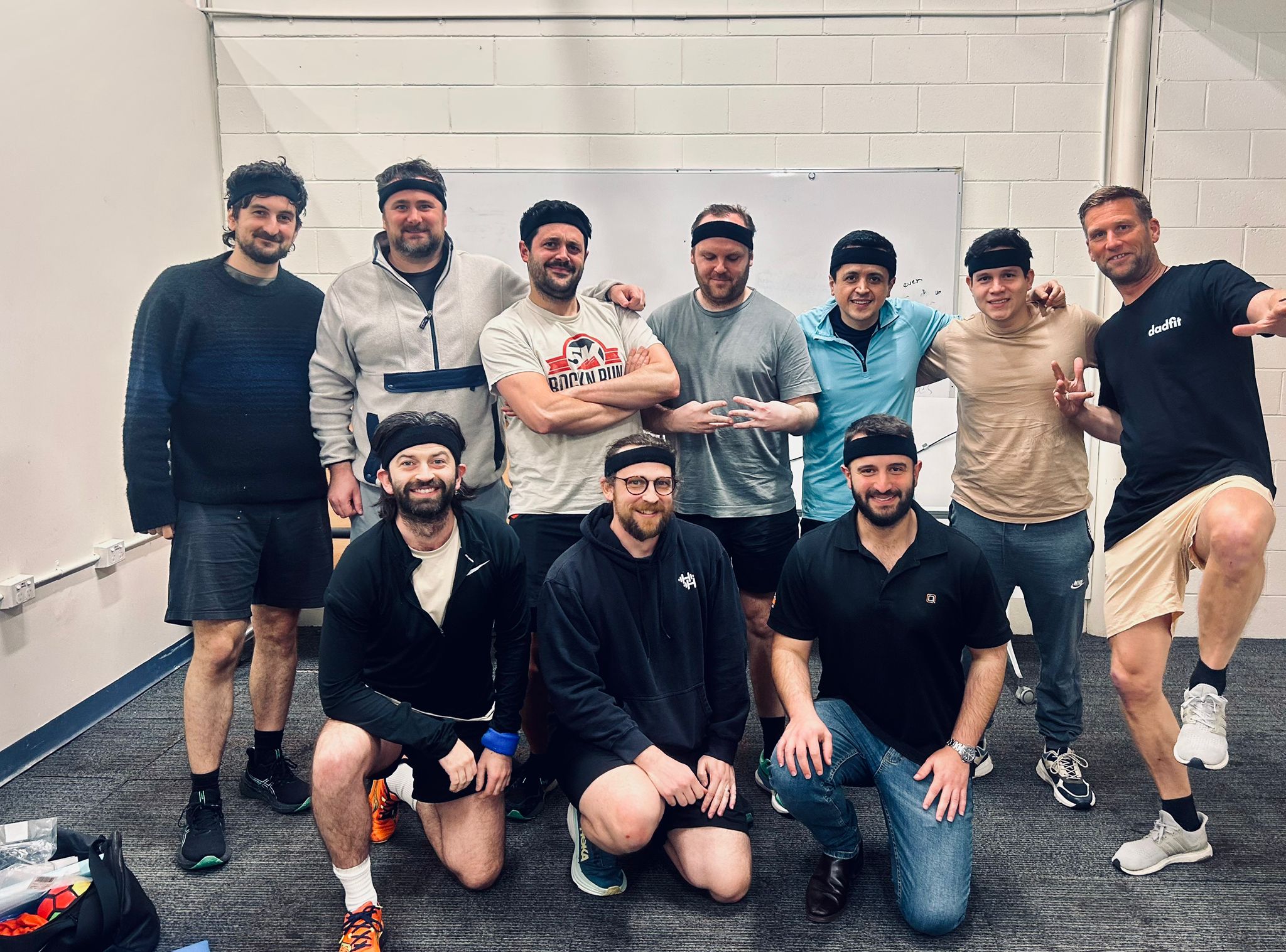 Dads at a Dadfit session in Dandenong