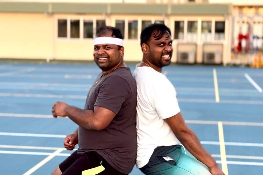Ajay, a dad who took part in Dadfit