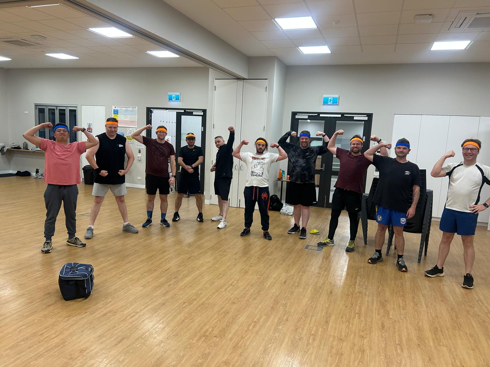 Dads at a Dadfit session in Melton