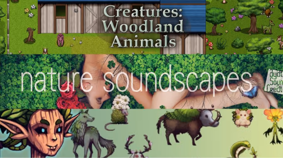 New Releases - Creatures: Woodland Animals, Nature Soundscapes