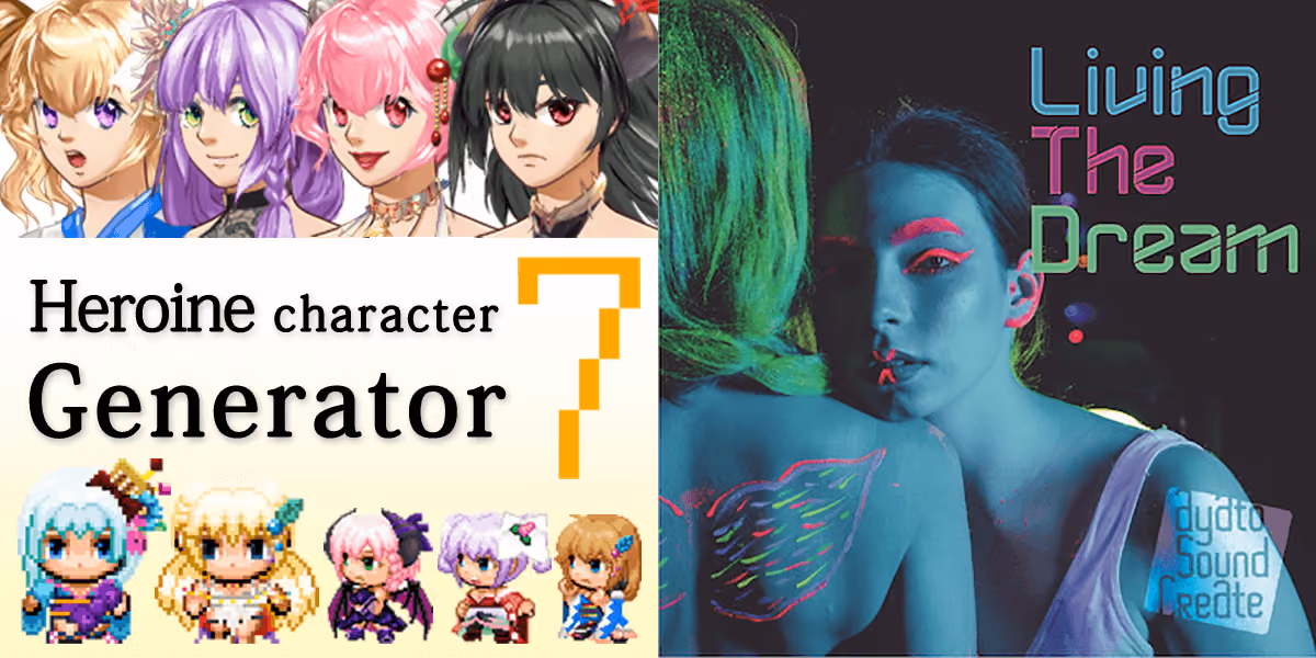 New Releases: Heroine Character Generator Pack 7, Living the Dream