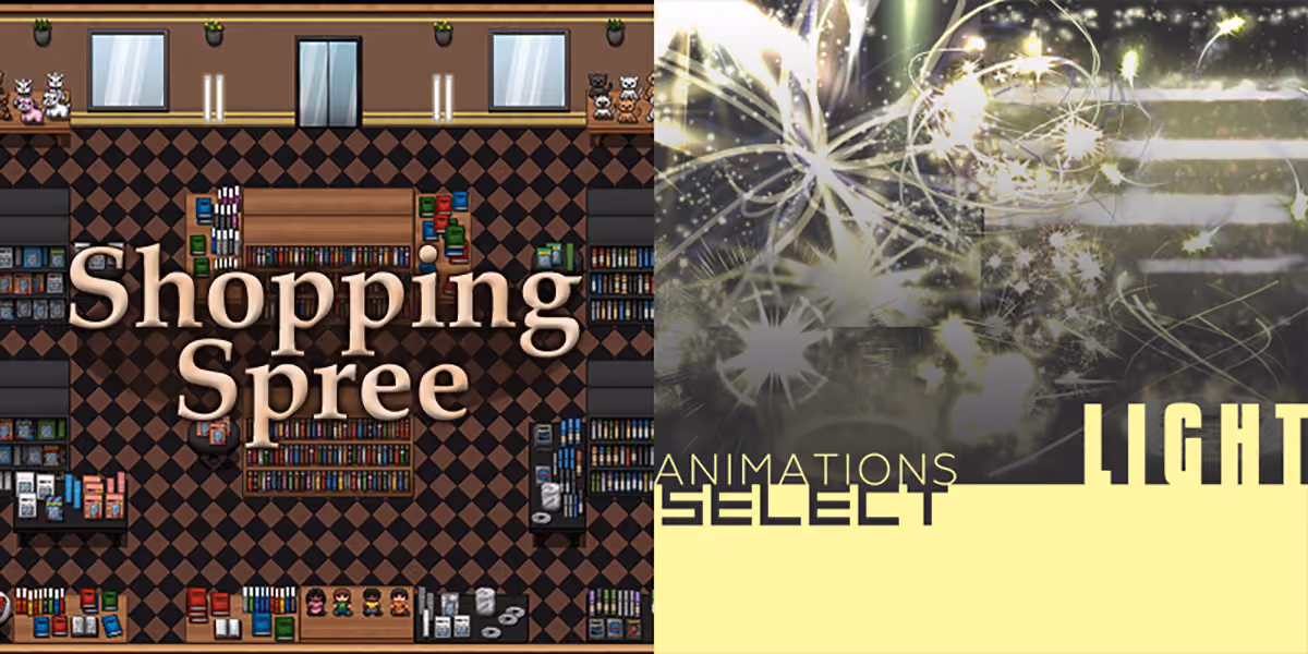 New Releases: Shopping Spree, Animations Select - Light