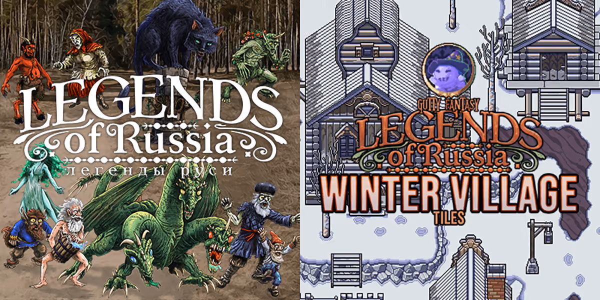 New Releases: Legends of Russia - Battler Pack, Legends of Russia - Winter Village Tiles