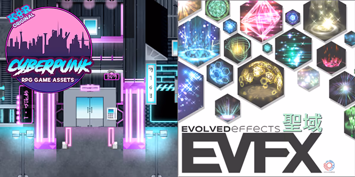 New Releases: KR Cyberpunk Tileset, EVFX Sanctuary
