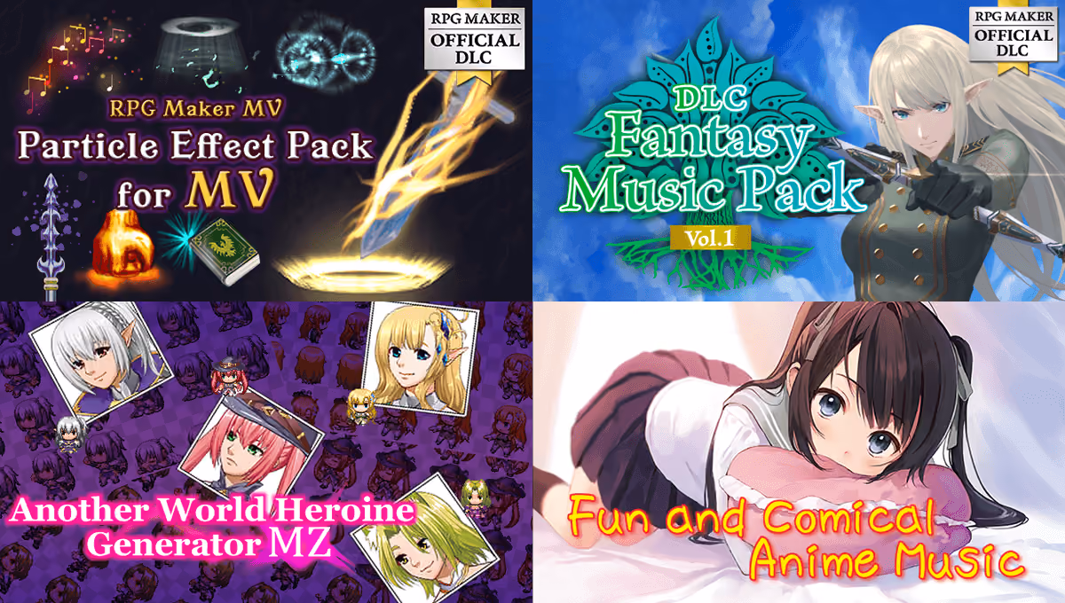 New Releases! 4 New Packs! Music, Animations, and more!