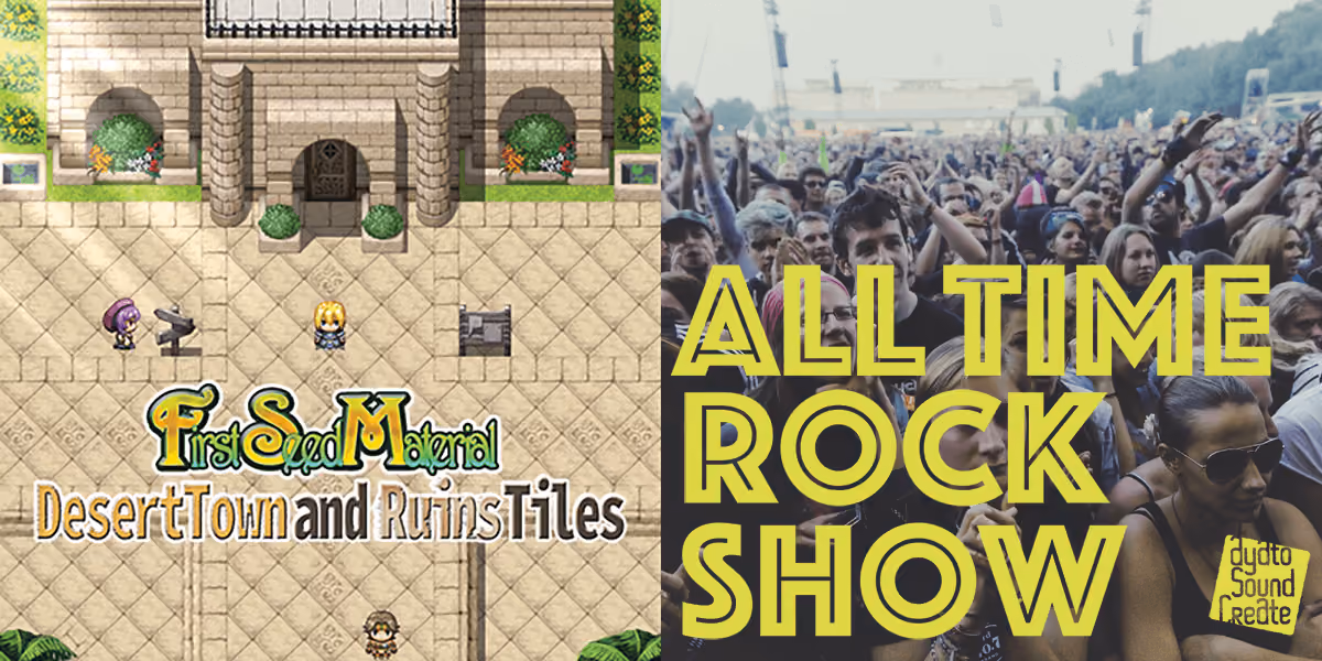 New Releases: FSM - Desert Town and Ruins Tiles, ALL TIME ROCK SHOW