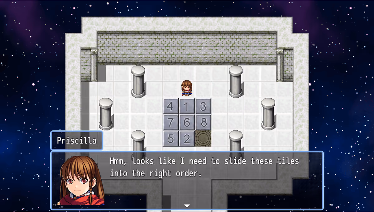 Eventing a Sliding Tile Puzzle
