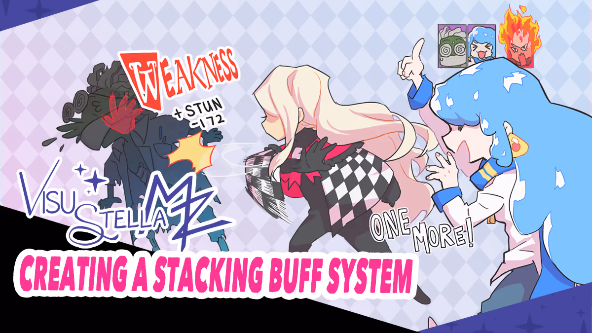 VisuStella MZ Action Sequence Series: Creating a Stacking Buff System