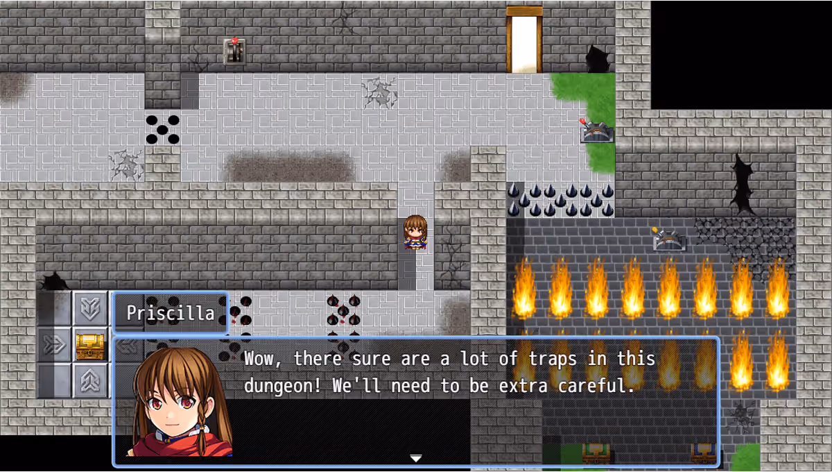 Eventing Spike Traps for Dungeon Floors