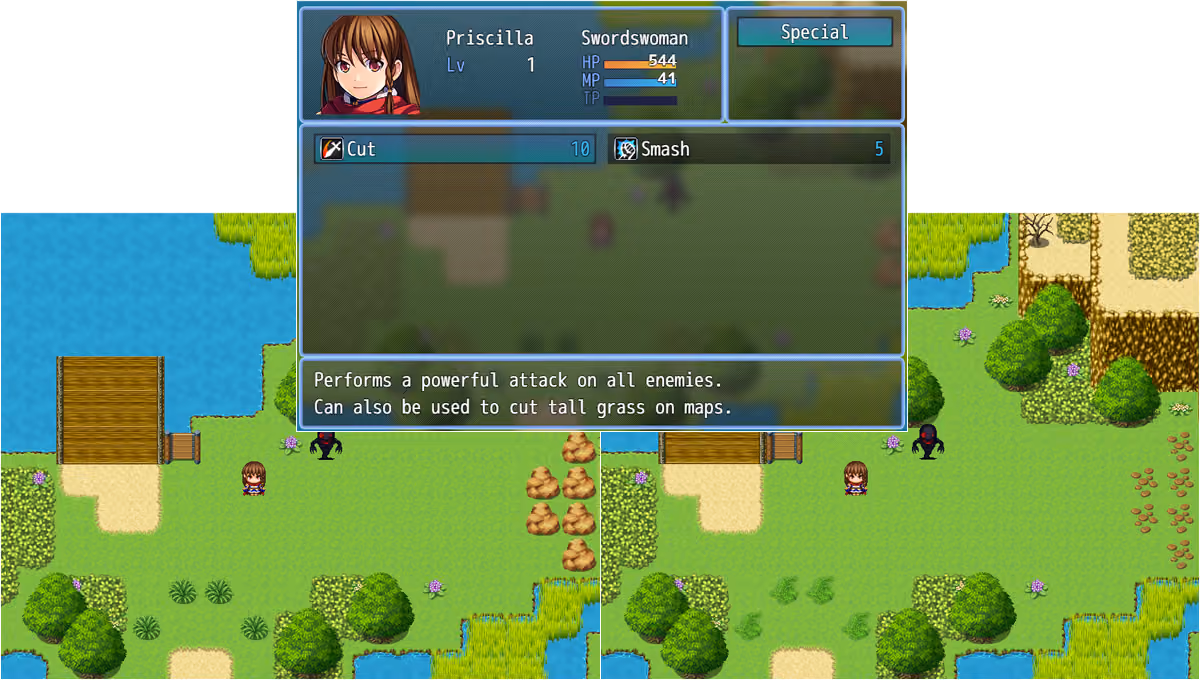 Creating Skills with Different On-Map and Battle Effects