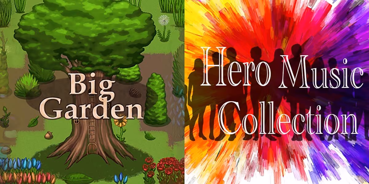 New Releases: Big Garden Tiles, Hero Music Collection