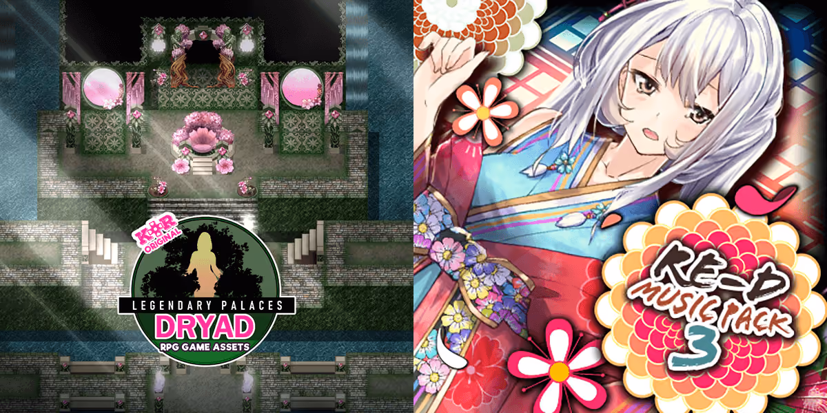New Releases: KR Legendary Palaces - Dryad Tileset, RE-D Music Pack 3