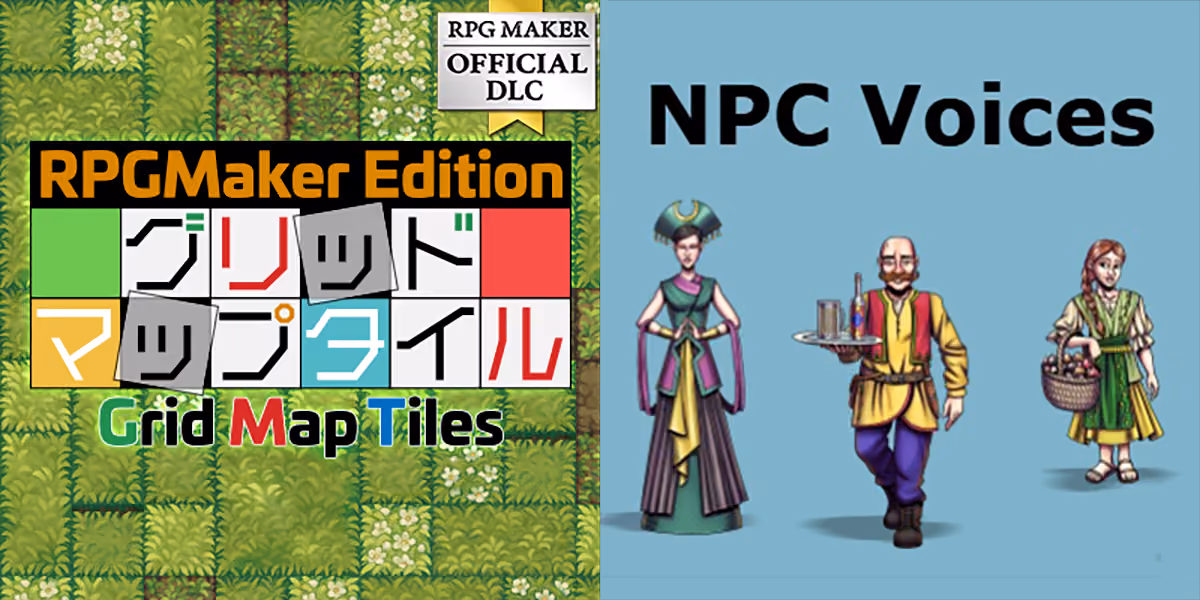 New Releases: Grid Map Tiles RPG Maker Edition, NPC Voices