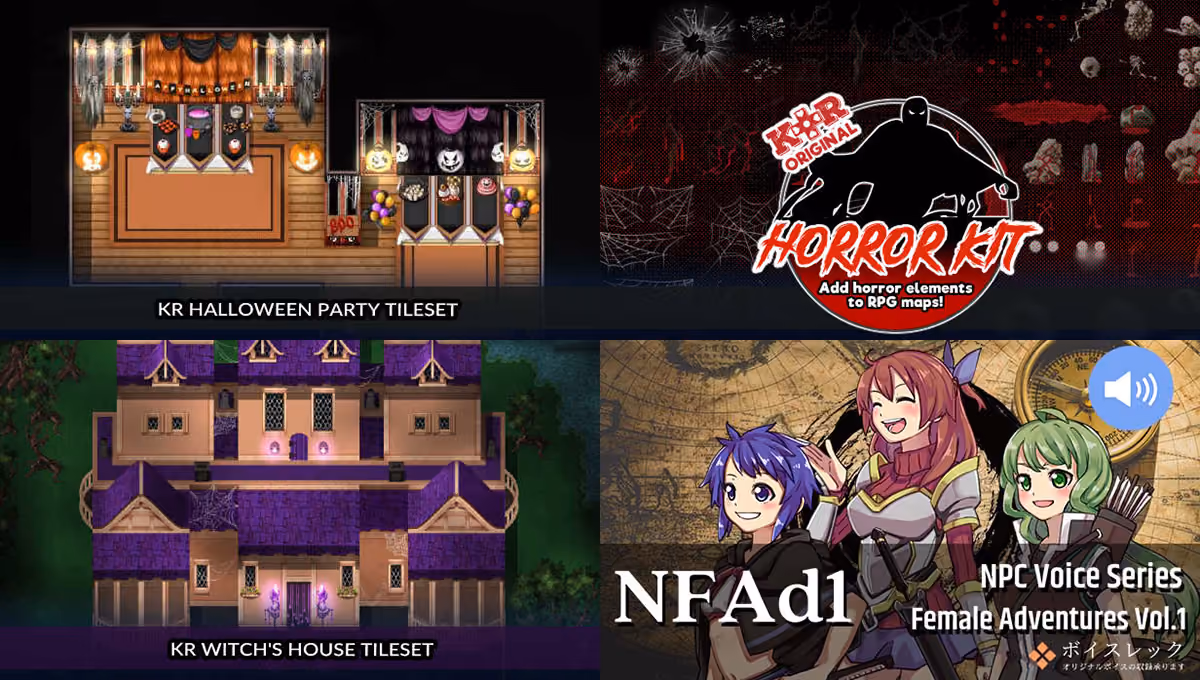 New Releases: 3 New Spooky KR Packs + New Voice Pack