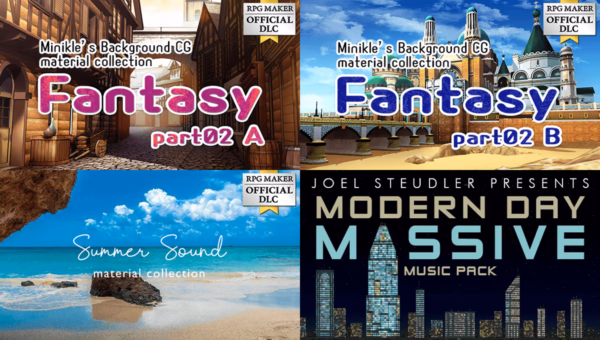 New Releases: Four New Packs for RPG Maker!