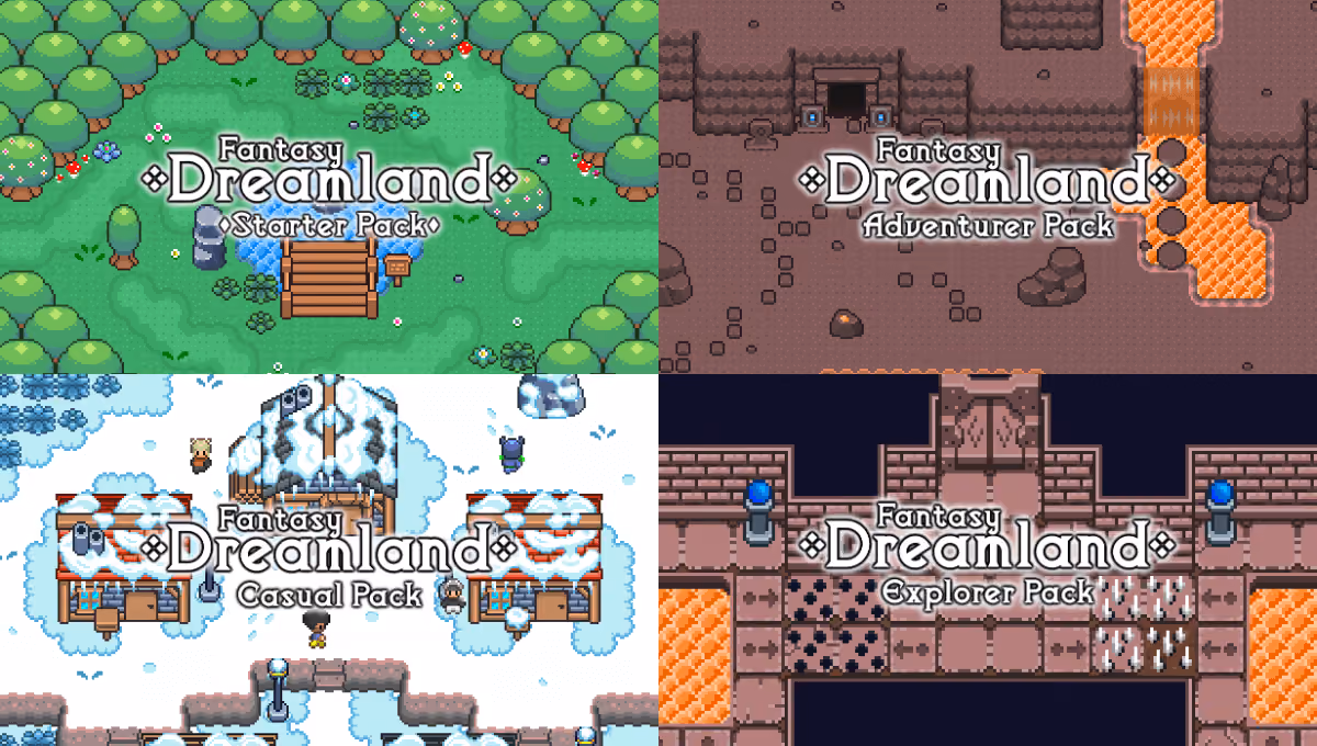 New Releases: 4 Fantasy Dreamland Packs!