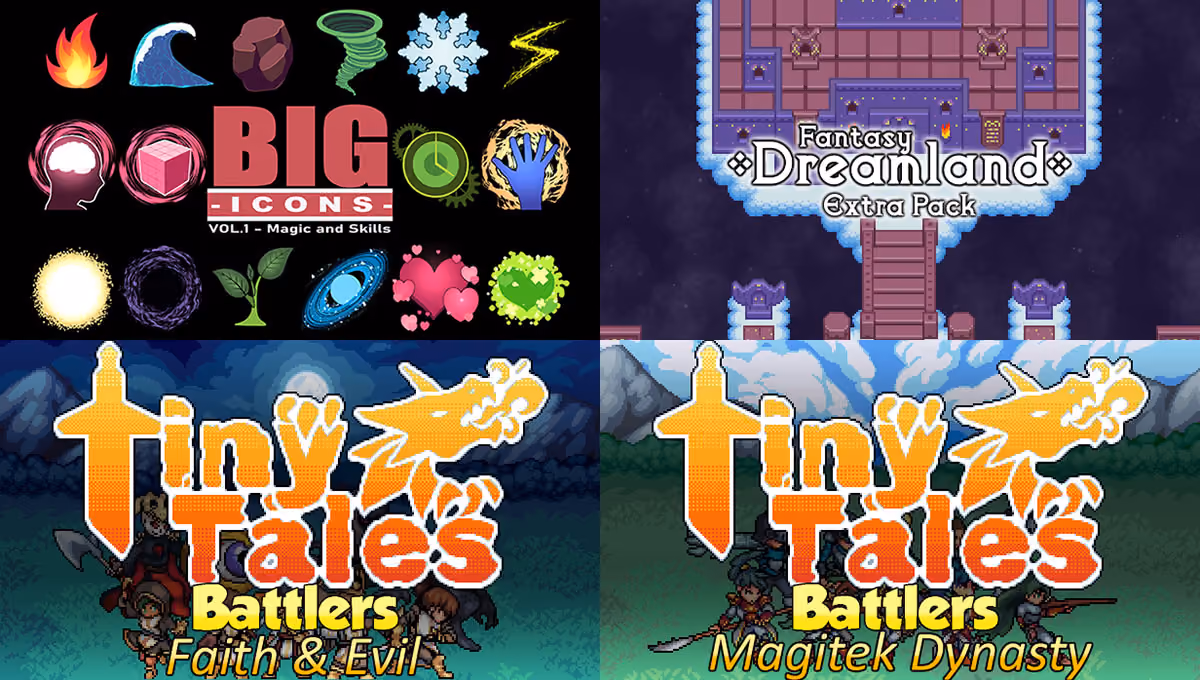 4 New Releases: Icons, Fantasy Dreamland, & MT Tiny Battlers
