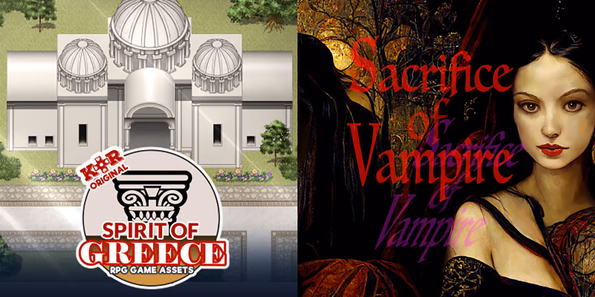 New Releases: KR Spirit of Greece Tileset & Sacrifice of Vampire