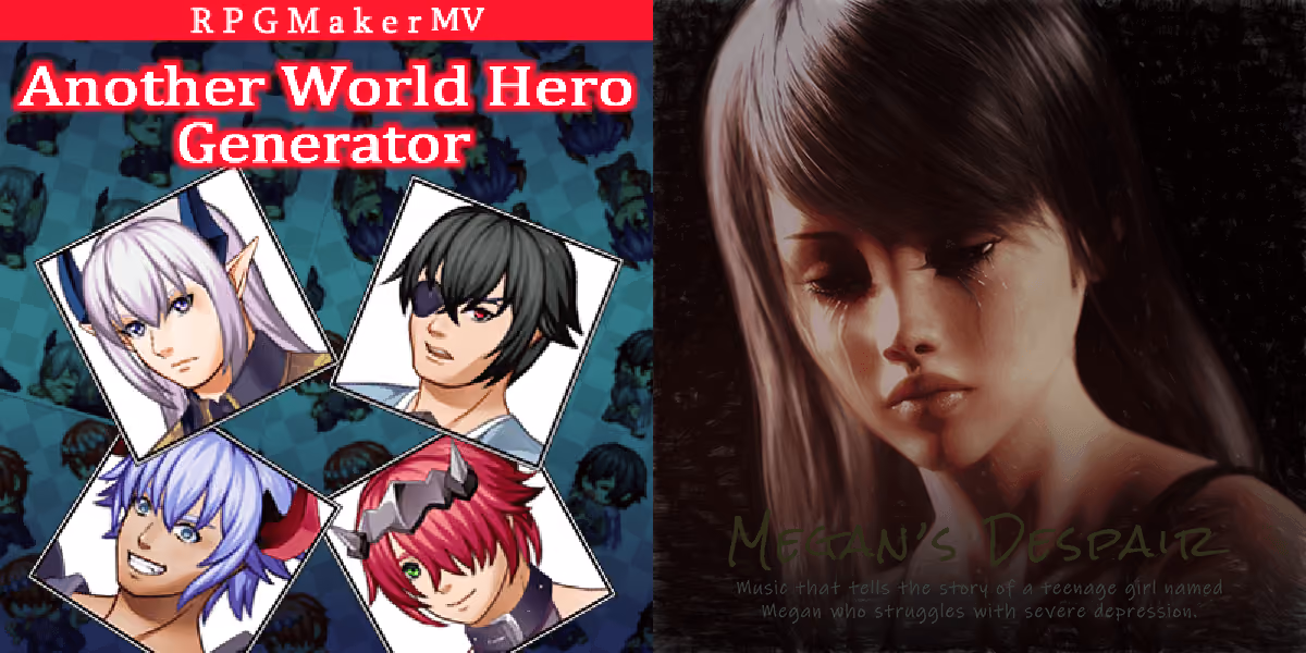 New Releases: Another World Hero Generator for MV, Megan’s Despair