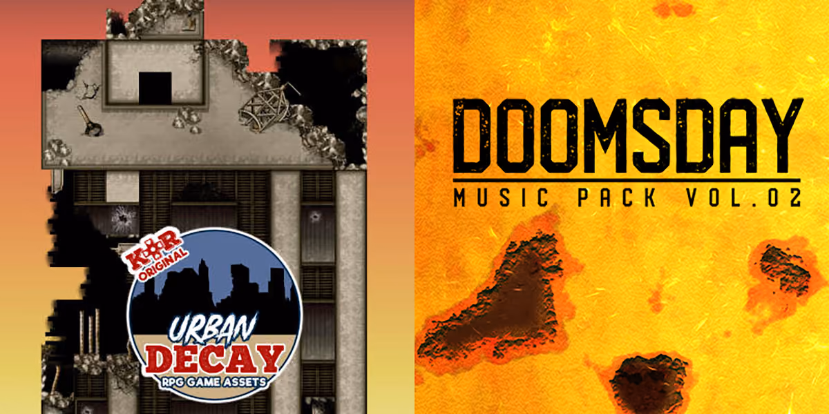 New Releases: KR Urban Decay Tileset, Doomsday Music Pack Vol 2