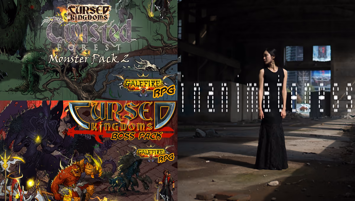 New Releases: Cursed Kingdoms Monster Pack 2, Cursed Kingdoms Boss Pack, Inanimateness