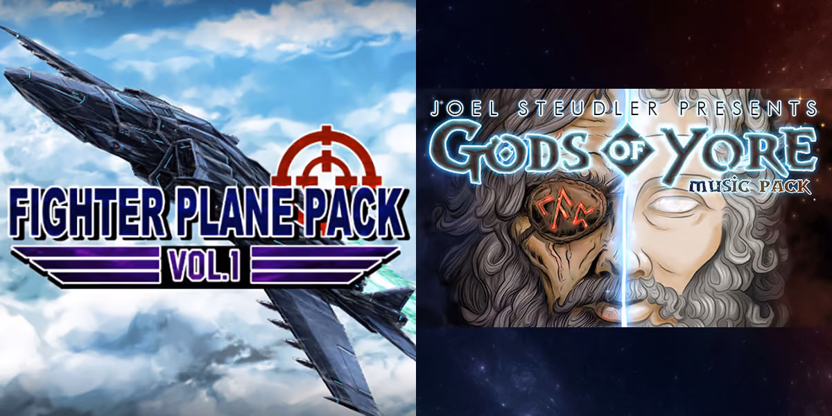 New Releases: Fighter Plane Pack Vol.1, Gods of Yore Music Pack