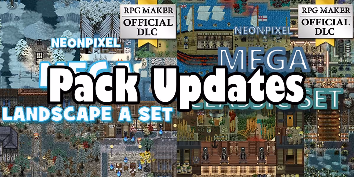 Pack Updates: NEONPIXEL: Mega Landscape A & B, NEONPIXEL: Mega Classic