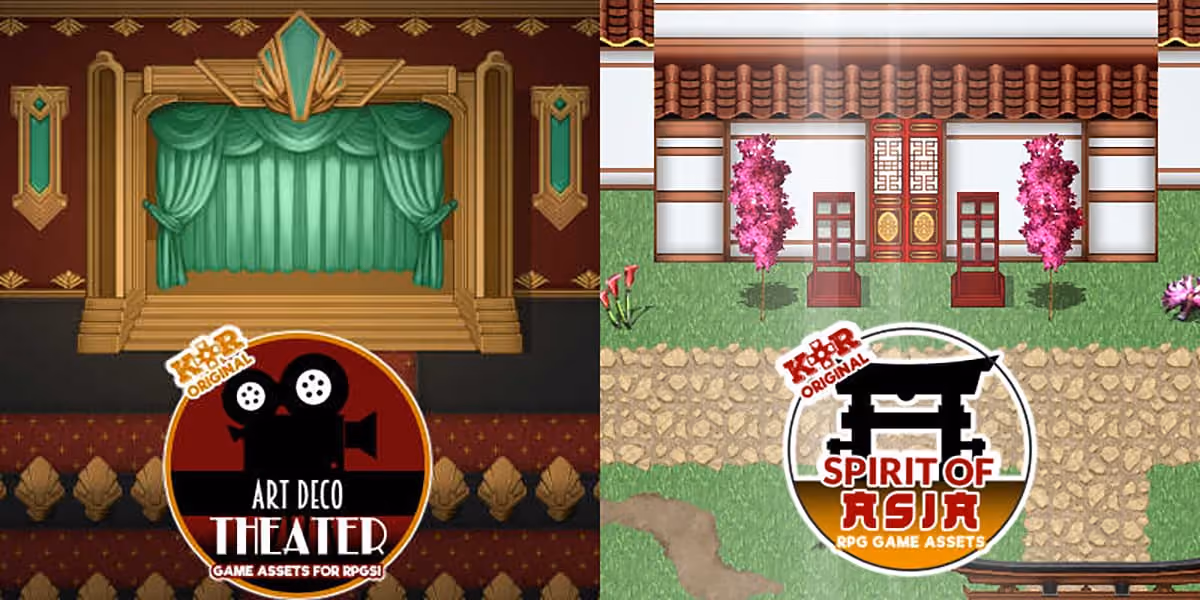 New Releases: KR Art Deco Theater Tileset, KR Spirit of Asia Tileset