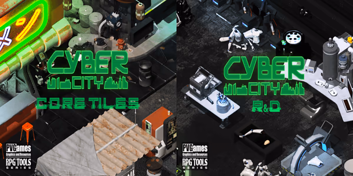 New Releases: CyberCity Core Tiles, CyberCity R&D Tiles
