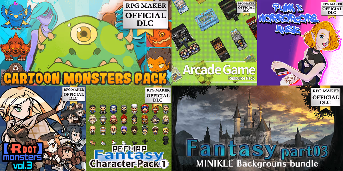 New Releases: Monsters, Characters, Music and More! 6 New Packs