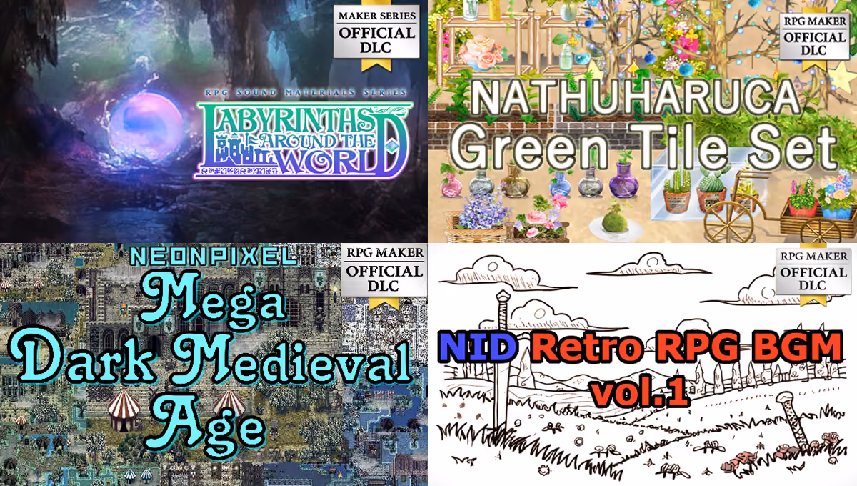 New Releases: 4 New RPG Maker Resource Packs Available Now!