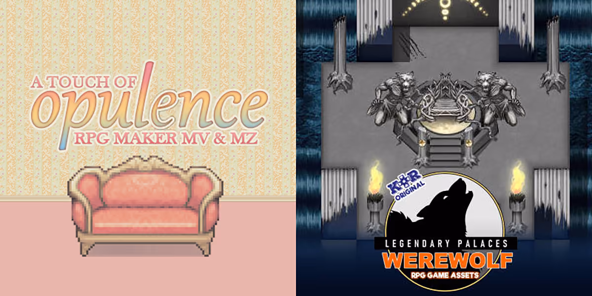 New Releases: A Touch of Opulence Tileset, KR Legendary Palaces - Werewolf Tileset