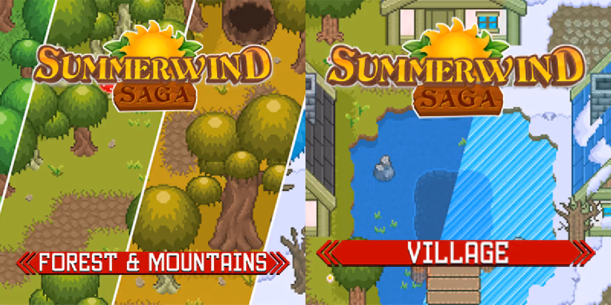 New Releases: Summerwind Saga - Forests & Mountains, Summerwind Saga - Village