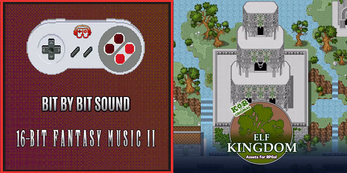 New Releases: Bit by Bit Sound - 16 Bit Fantasy Music 2, KR Elf Kingdom Tileset