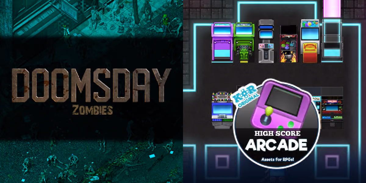 New Releases: Doomsday Zombies, KR High Score Arcade Tileset