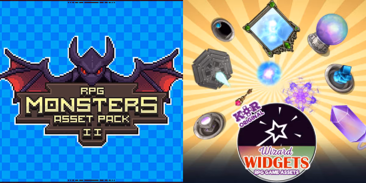 New Releases: RPG Monsters Asset Pack 2, KR Wizard Widgets Animations Pack