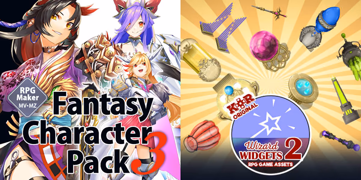 New Releases: Fantasy Character Pack 3, KR Wizard Widgets Animations Pack 2