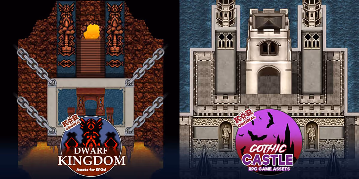 New Releases: KR Dwarf Kingdom Tileset, KR Gothic Castle Tileset