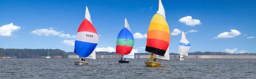 Sailboat on Kerr Lake, Virginia