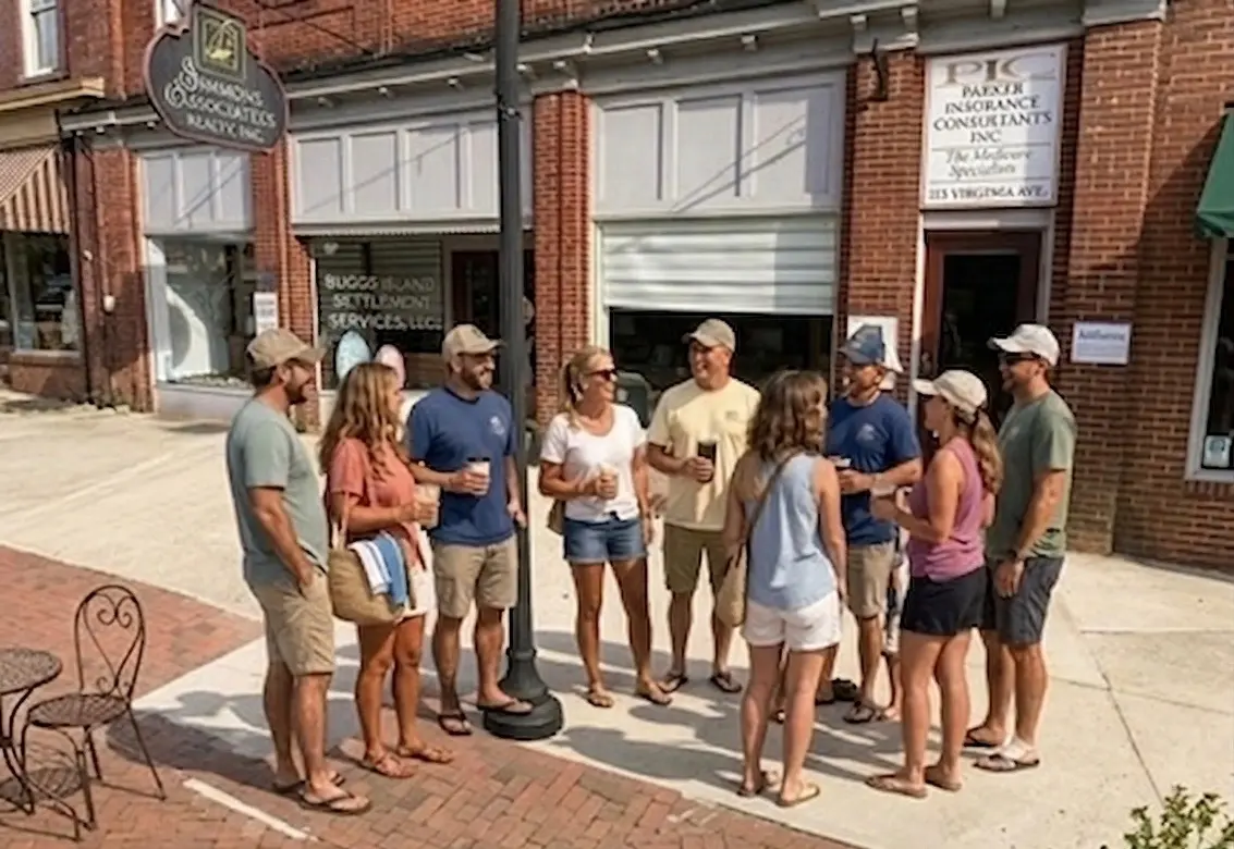 Main Street in downtown Clarksville, Virginia