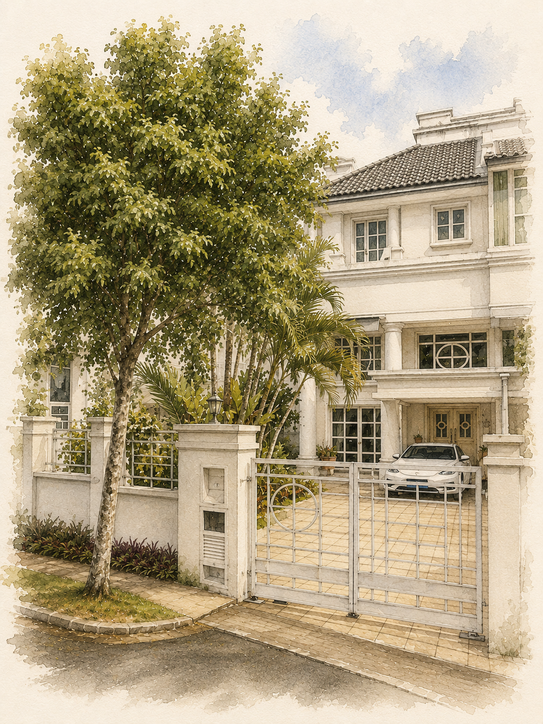 Singapore landed property for sale  D10 - Holland Grove Semi Detached