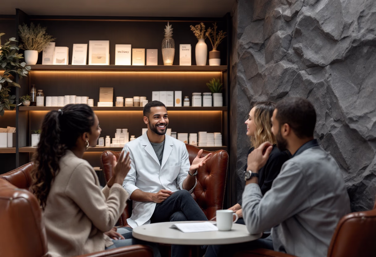 image of a wellness event at the pharmacy