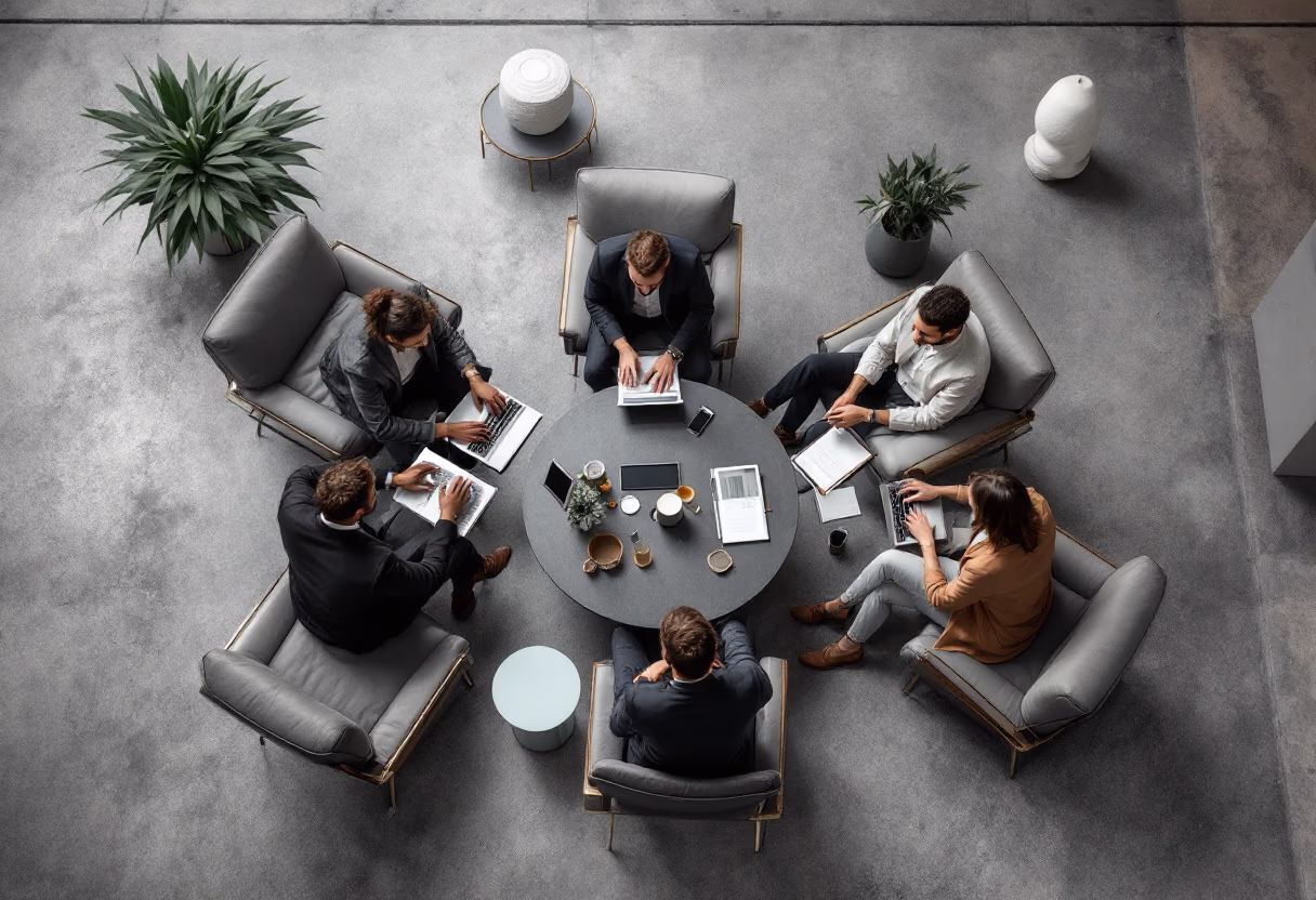 image of business strategy session (for a data analytics and business intelligence)