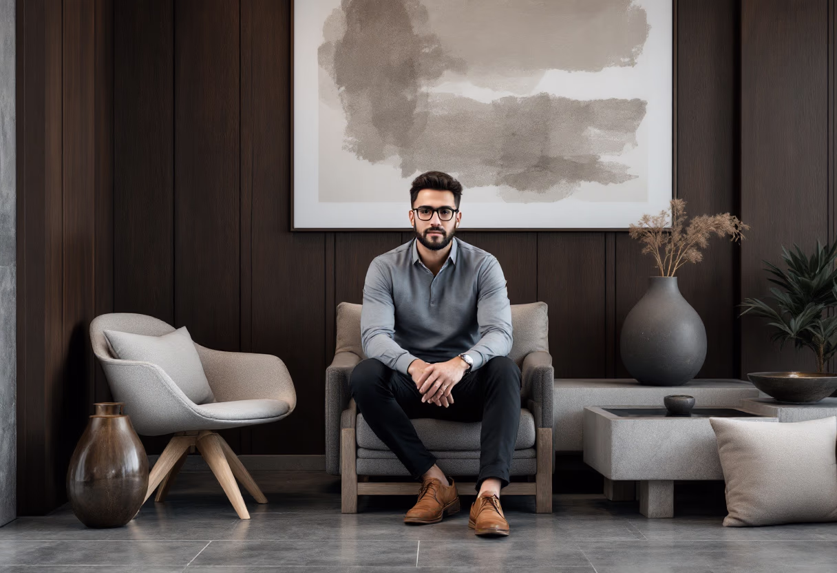 image of the personal coach in a relaxed setting