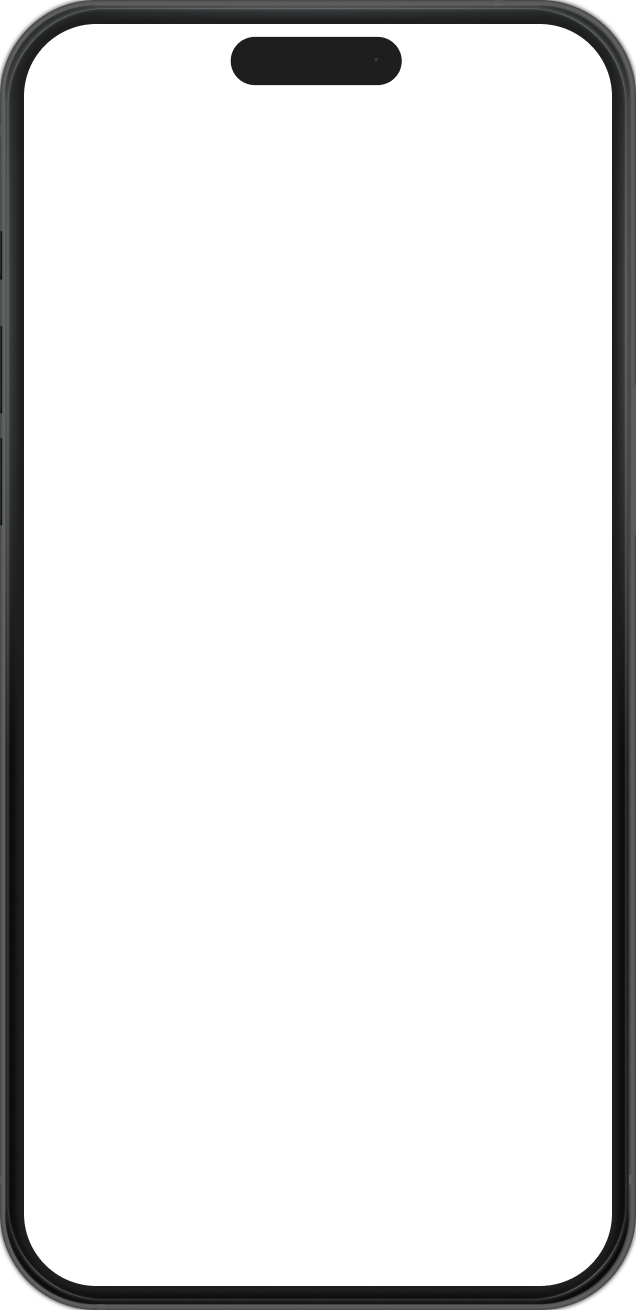 Black iPhone 16 Plus with dark screen, showing time 9:41 and full status icons at top right.